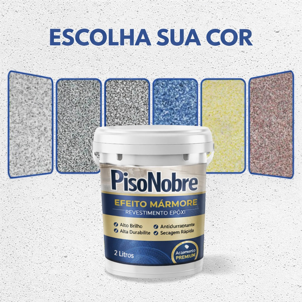 Revestimento Epóxi Efeito Mármore - Alta Durabilidade + BRINDE HOJE 🔥Kit Ferramentas de Aplicação🔥