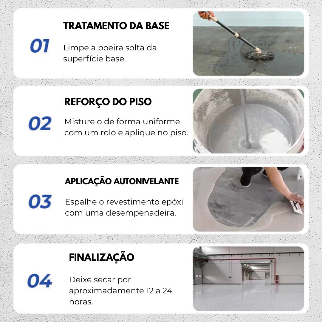 Revestimento Epóxi Efeito Mármore - Alta Durabilidade + BRINDE HOJE 🔥Kit Ferramentas de Aplicação🔥